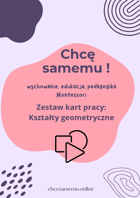 Zestaw kart pracy: kształty geometryczne