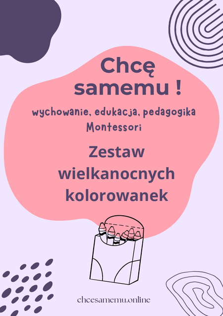 Zestaw wielkanocnych kolorowanek