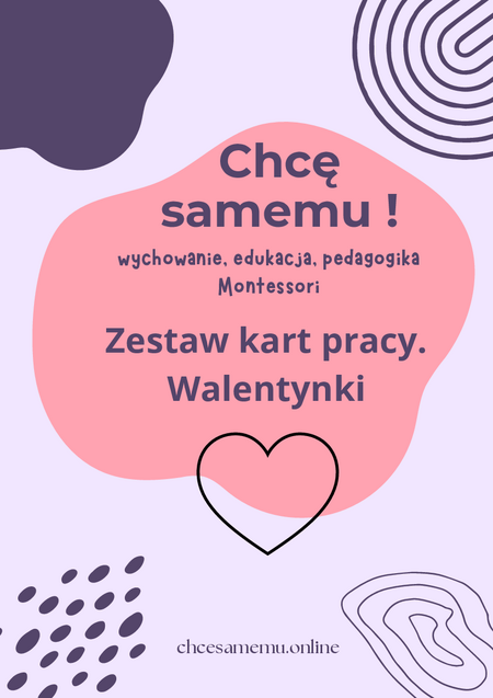 Zestaw kart pracy: walentynki