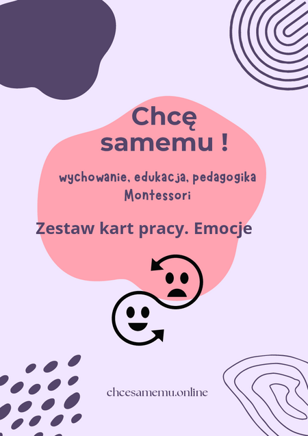 Zestaw kart pracy. Emocje