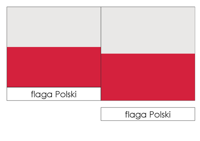 Karty Montessori: symbole narodowe Polski i nie tylko 