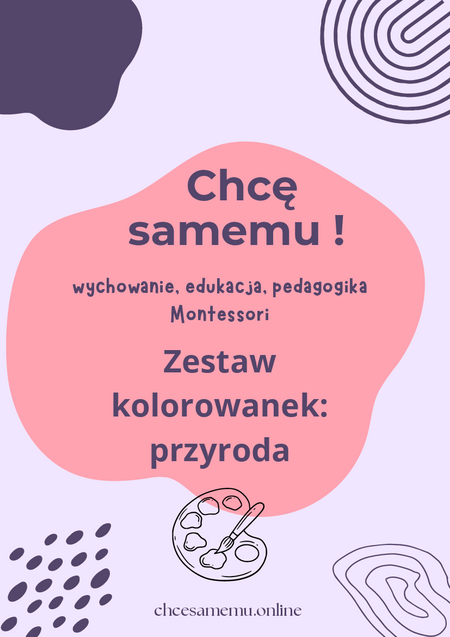 Zestaw kolorowanek: przyroda