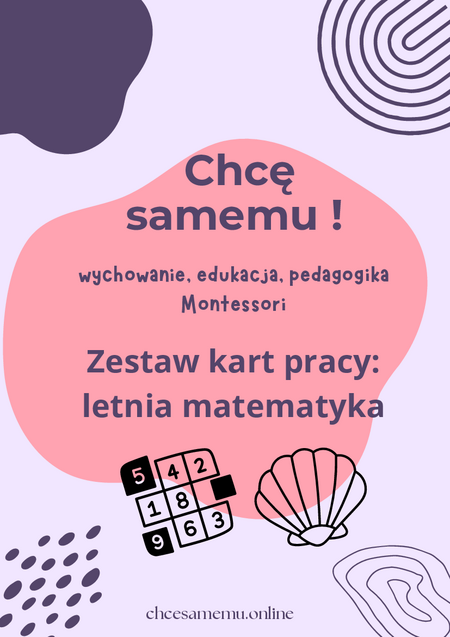 Zestaw kart pracy: letnia matematyka