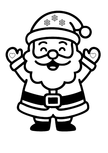 Kolorowanka Św. Mikołaja 