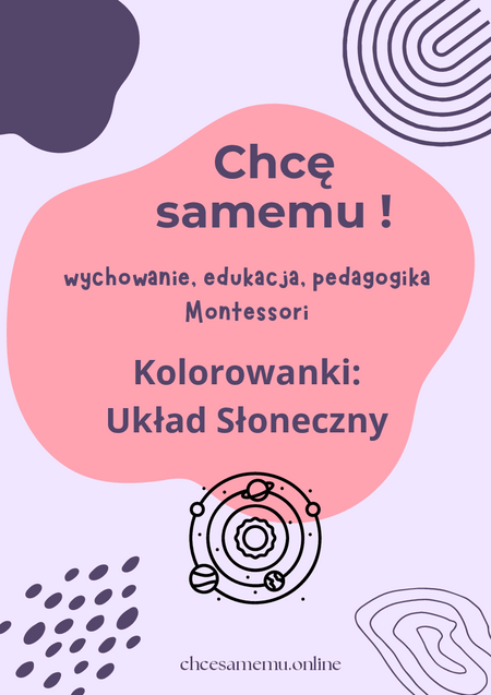 Kolorowanki: Układ Słoneczny