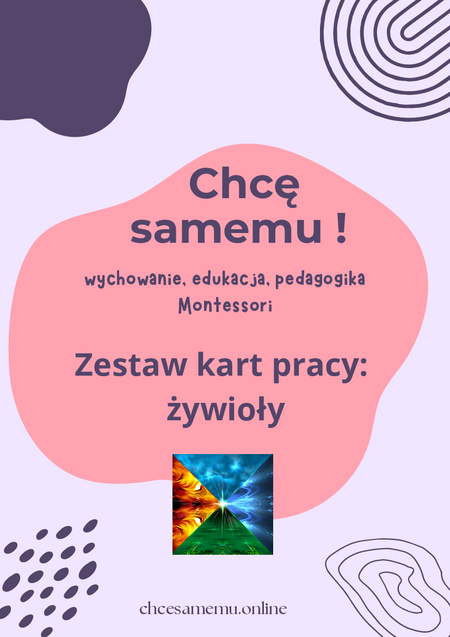 Zestaw kart pracy: żywioły