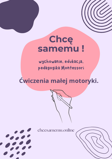 Zestaw kart pracy. Mała motoryka