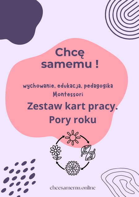 Zestaw kart pracy. Pory roku 