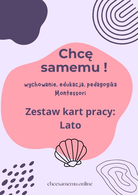 Zestaw kart pracy: lato